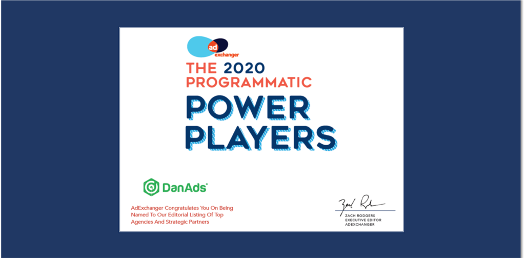 DanAds an AdExchanger Power Player