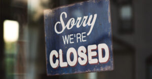 Sorry we're closed